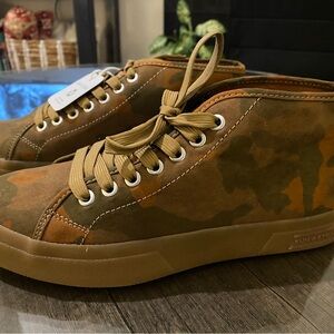 Sun + Stone Camouflage Ankle Boots